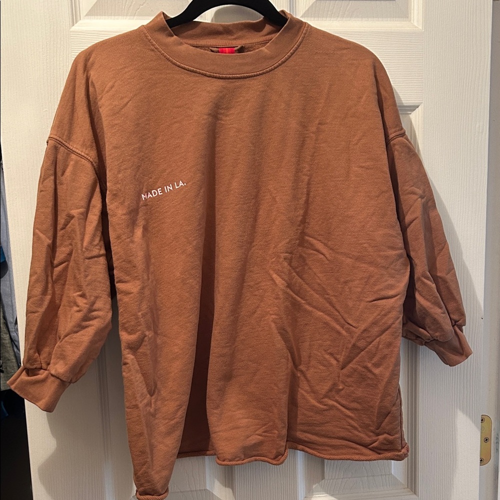 Brown Oversized Sweatshirt